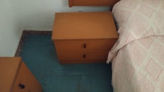 Somier y colchón de madera