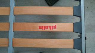 Somier y colchón de madera