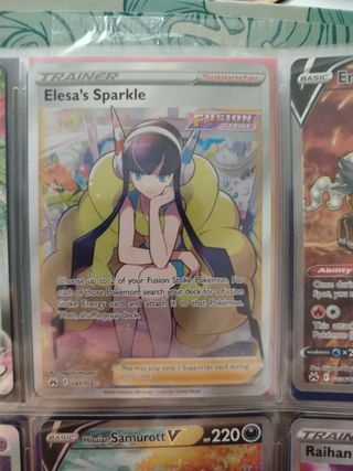 Carta Pokémon Brillo de Camila Fusion Strike