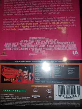 DVD Tank Girl (audio español)
