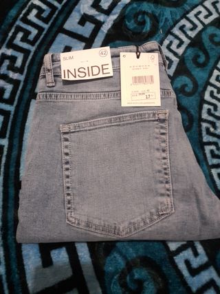 Pantalón vaquero INSIDE Slim azul