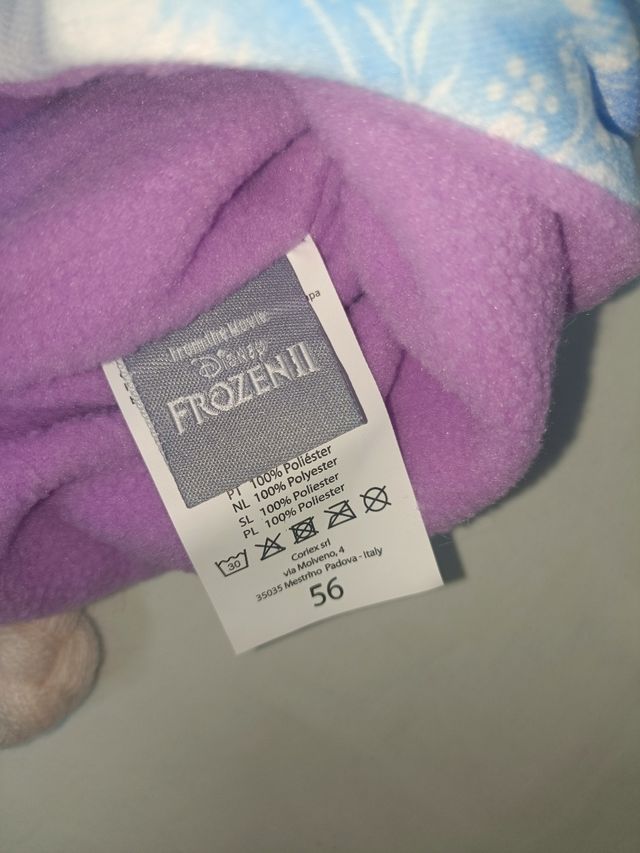 Cappello Frozen con treccia Elsa