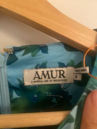 Vestido fiesta Amur estampado flores 