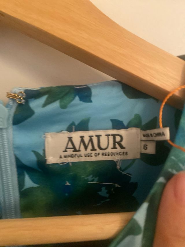 Abito da sera con stampa floreale Amur 