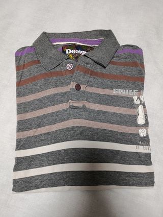 Polo Desigual Rayas Multicolor 