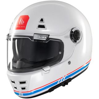 Casco Integral MT Jarama SV Wild A7 Blanco Brillo