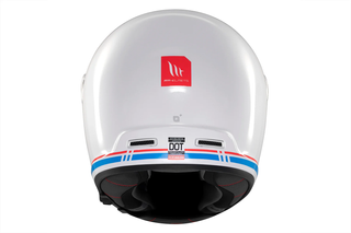 Casco Integral MT Jarama SV Wild A7 Blanco Brillo