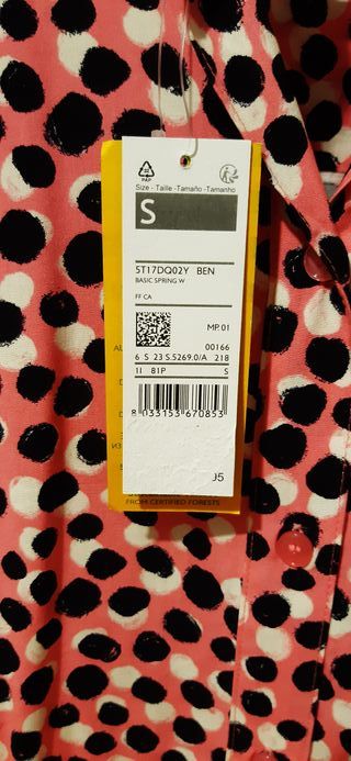 United Colors of Benetton Camisa Rosa Talla S