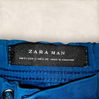 Bermuda Zara Azul Elegante