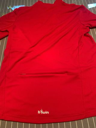 Maillot Ciclismo Btwin Rojo