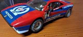 Coche Scalextric Ferrari GTO Rojo/Azul