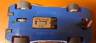 Coche Scalextric Ferrari GTO Rojo/Azul