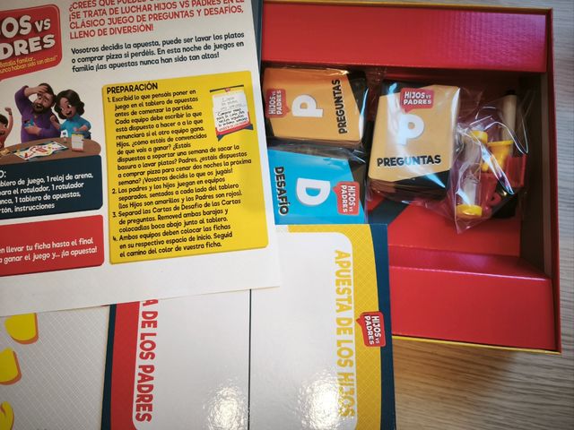 Juego de Mesa Hijos vs Padres