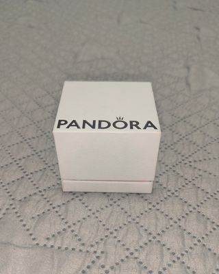 Anillo Pandora Corazón Brillante Plata