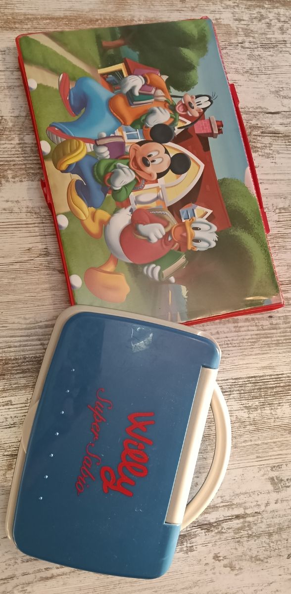 Ordenador infantil Willy y maletín pintura Disney