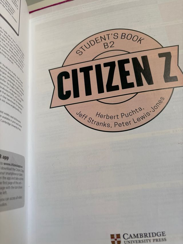Citizen Z B2 Student's Book with Augmented Reality