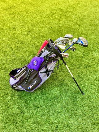 Palos de golf para niño zurdo.  Marca US kid TS3 