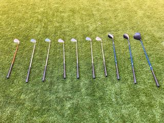 Palos de golf para niño zurdo.  Marca US kid TS3 