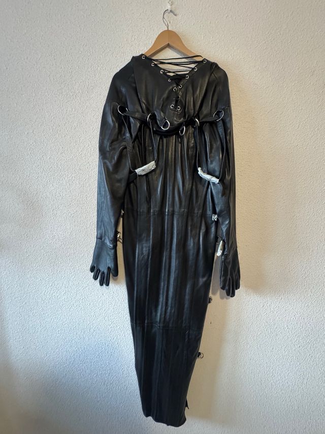 Vestido de Cuero Fetish Negro