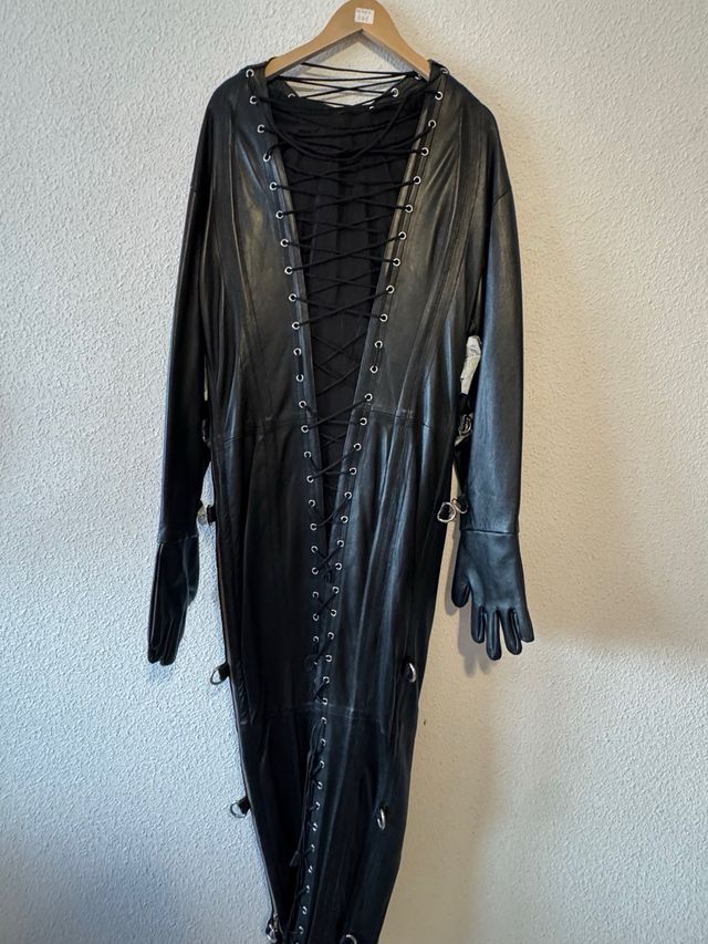 Vestido de Cuero Fetish Negro