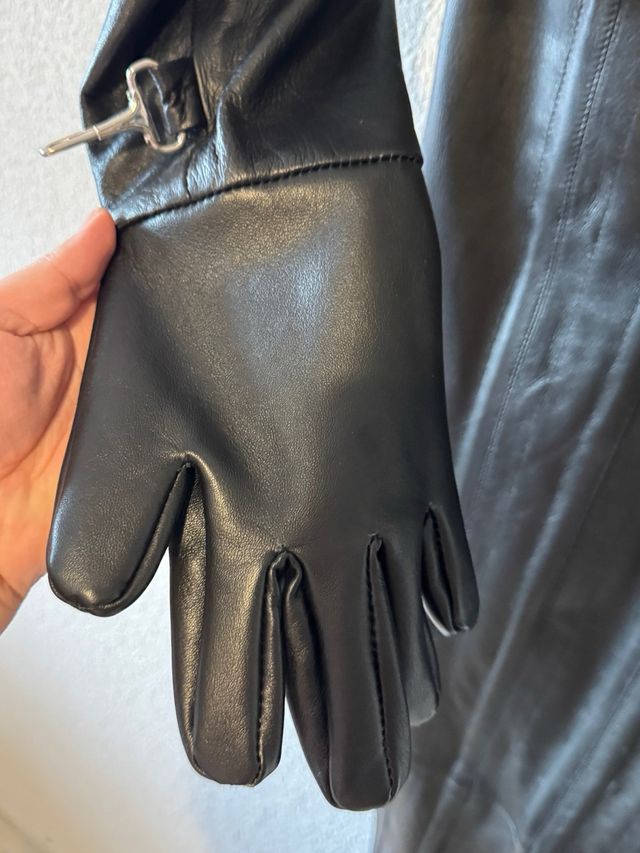 Vestido de Cuero Fetish Negro