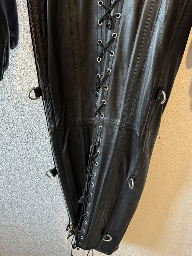 Vestido de Cuero Fetish Negro