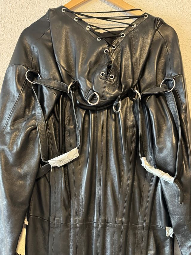 Vestido de Cuero Fetish Negro