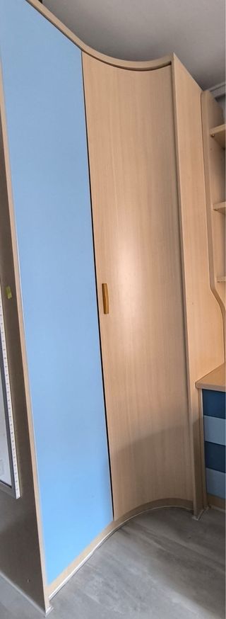 Armario esquinero madera 1.20x1.00m