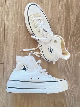 Converse Deportivas Blancas Plataforma