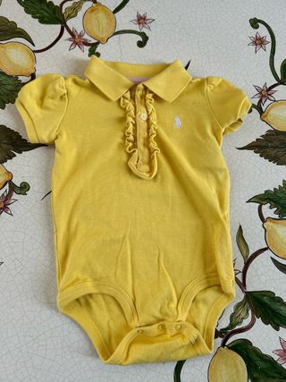 Tutina bambina Ralph Lauren gialla