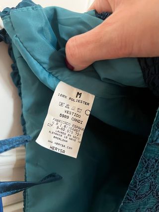 Vestido Herysa Azul Talla M/38