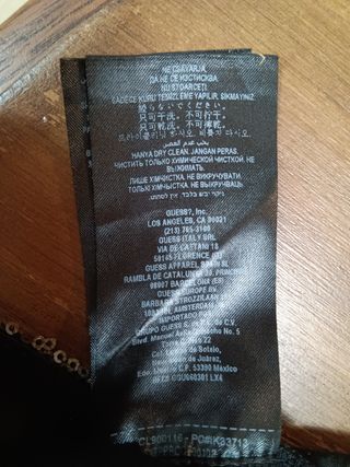 Vestito paillettes verde militare e nero