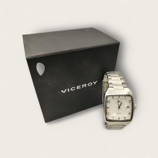 RELOJ CABALLERO VICEROY 47291 CORREA METALICA + CAJA + CERTIFICADO