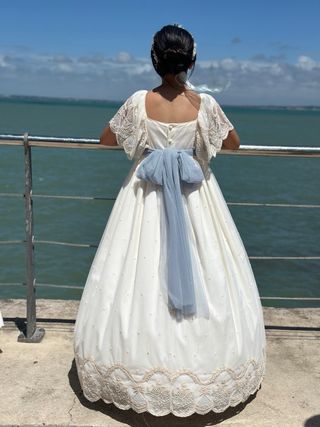 Vestido de Comunión Talla 12 para niña de 10 años
