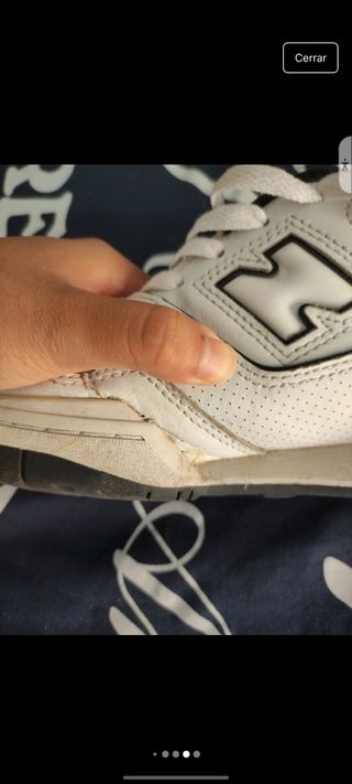 New Balance 550 Blancas y Negras