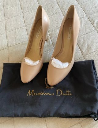 Decolleté Massimo Dutti Beige