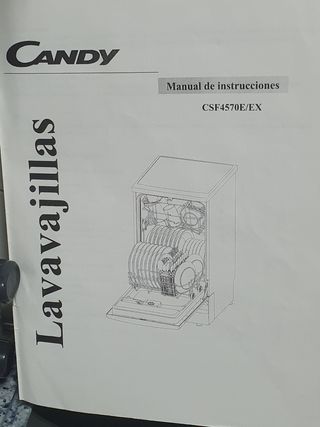 Lavavajillas Candy 45cm