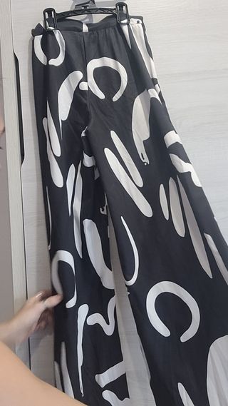 Pantalón de vestir estampado