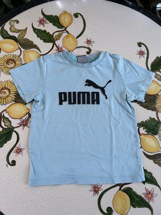 Maglia Puma Bambino Azzurra 1-2 Anni