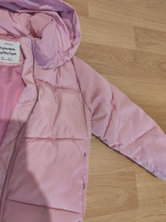 Plumas Zara niña 7 años rosa