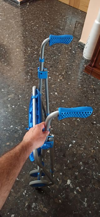 Andador Plegable Azul Nuevo AL-3G