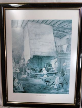 Lotto di 5 Quadri tematici ad acquerello