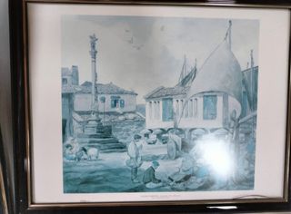 Lotto di 5 Quadri tematici ad acquerello