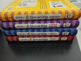 Lote 3 libros de Diari de Gregg en catalan!