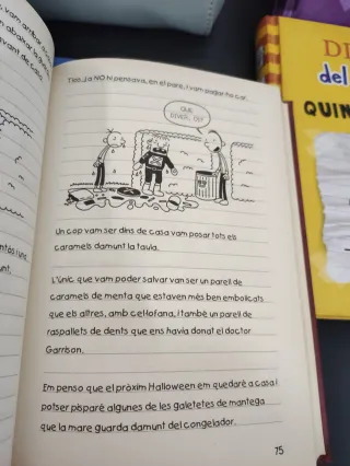 Lote 3 libros de Diari de Gregg en catalan!