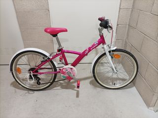 Bicicleta niña rosa Btwin