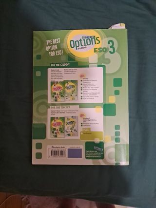 Workbook Options 3ESO 
9789925309078