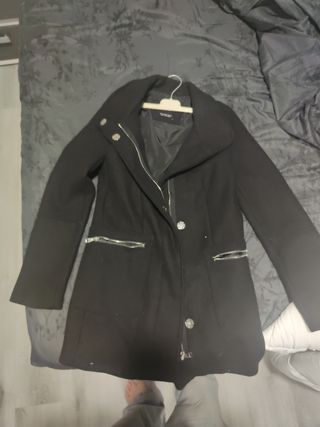 Chaqueta Negra Bershka Talla XS