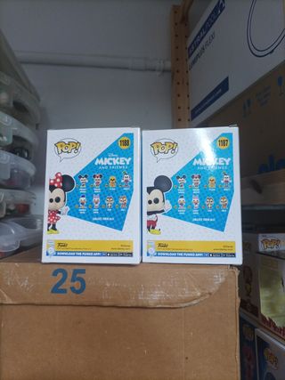 Funko Pop Mickey y Minnie Mouse 1187/1188