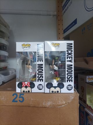 Funko Pop Mickey y Minnie Mouse 1187/1188